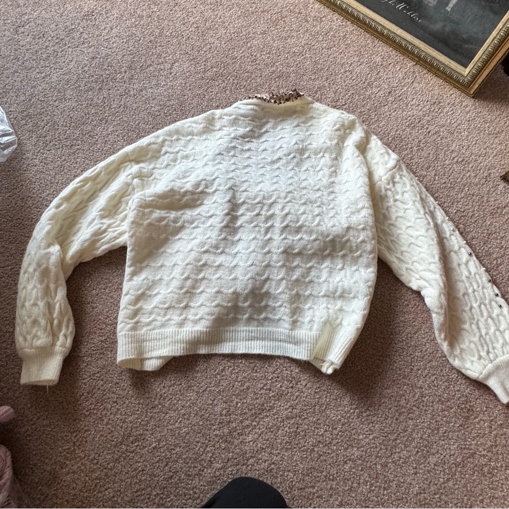 Brooklyns boutique all over pearl cardigan - Picture 5 of 5